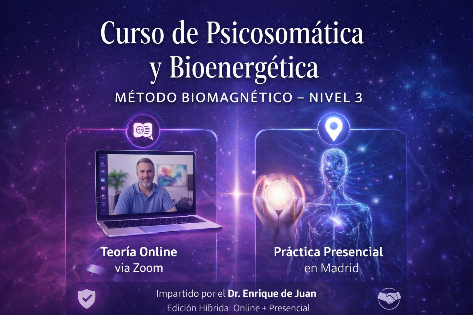 Método Biomagnético nivel 3. Psicosomática y Bioenergética